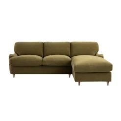 Daphnis Fudge Velvet Sofa Bed, Grande Chaise Right Hand Facing 15 Daphnis Fudge Velvet Sofa Bed, Grande Chaise Right Hand Facing -Daals Store GCSF 2603 FUDGE VEL RIGHT WB3