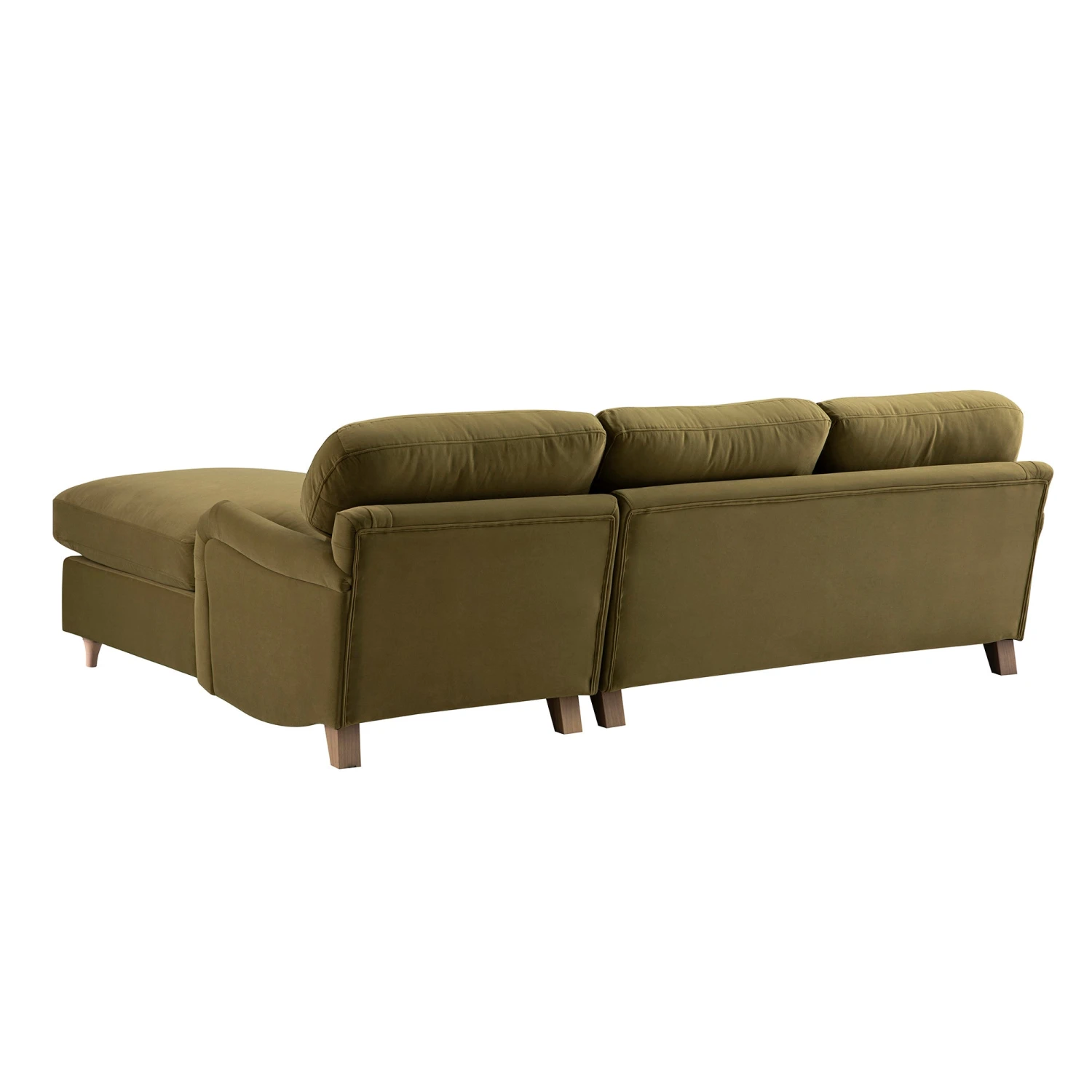 Daphnis Fudge Velvet Sofa Bed, Grande Chaise Right Hand Facing 9 Daphnis Fudge Velvet Sofa Bed, Grande Chaise Right Hand Facing - Image 9