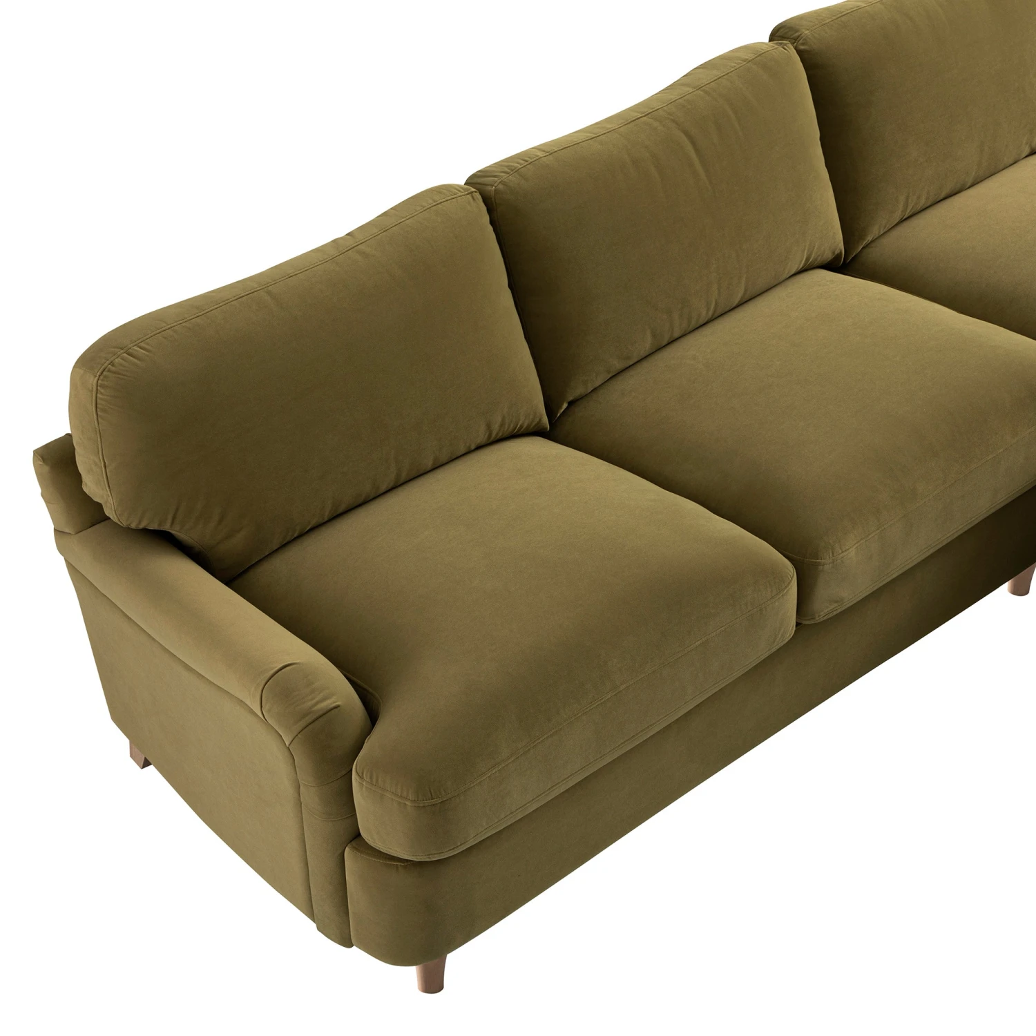 Daphnis Fudge Velvet Sofa Bed, Grande Chaise Right Hand Facing 11 Daphnis Fudge Velvet Sofa Bed, Grande Chaise Right Hand Facing - Image 11