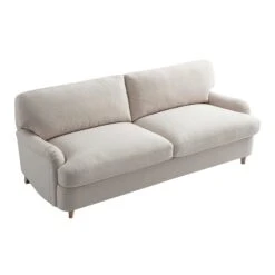 Daphnis Oatmeal Fabric Sofa Bed, Large 3-Seater -Daals Store GCSF 2603 OAT FAB 3ST WB4