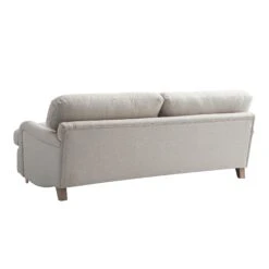 Daphnis Oatmeal Fabric Sofa Bed, Large 3-Seater -Daals Store GCSF 2603 OAT FAB 3ST WB7