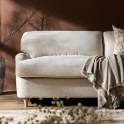 Daphnis Oatmeal Fabric Sofa Bed, Large 3-Seater -Daals Store GCSF 2603 OAT FAB 3ST scene5