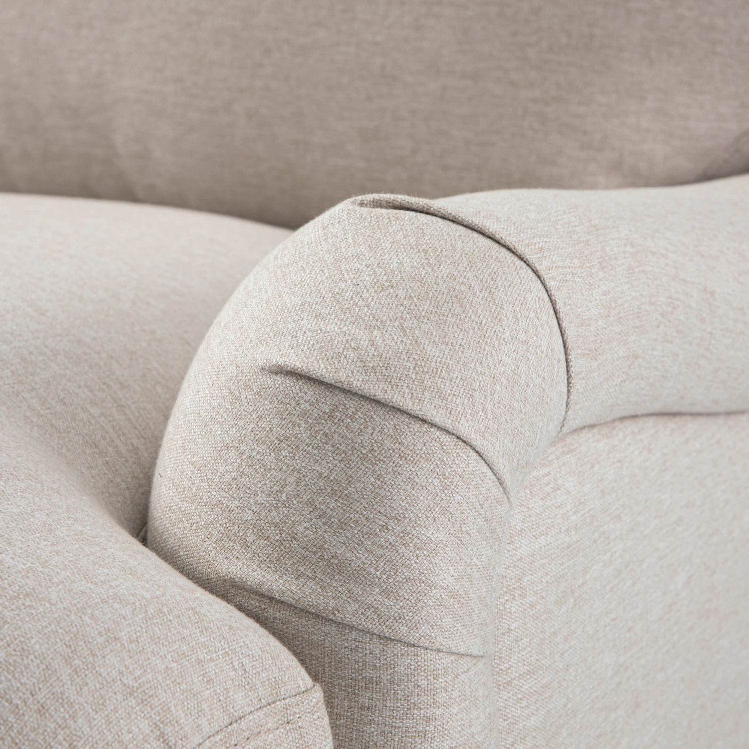 Daphnis Oatmeal Fabric Sofa Bed, Grande Chaise Left Hand Facing 13 Daphnis Oatmeal Fabric Sofa Bed, Grande Chaise Left Hand Facing - Image 13