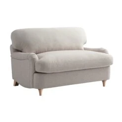 Daphnis Oatmeal Fabric Sofa Bed, Loveseat -Daals Store GCSF 2603 OAT FAB LOVESEAT WB3
