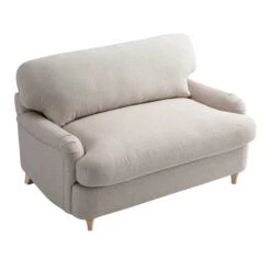 Daphnis Oatmeal Fabric Sofa Bed, Loveseat -Daals Store GCSF 2603 OAT FAB LOVESEAT WB4