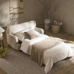 Daphnis Oatmeal Fabric Sofa Bed, Loveseat -Daals Store GCSF 2603 OAT FAB LOVESEAT scene2