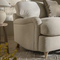 Daphnis Oatmeal Fabric Sofa Bed, Loveseat -Daals Store GCSF 2603 OAT FAB LOVESEAT scene6