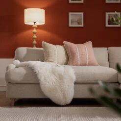 Daphnis Oatmeal Fabric Sofa Bed, Grande Chaise Right Hand Facing -Daals Store GCSF 2603 OAT FAB RIGHT scene5