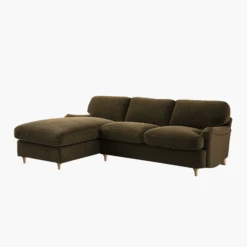 Daphnis Seaweed Velvet Sofa Bed, Grande Chaise Left Hand Facing 28 Daphnis Seaweed Velvet Sofa Bed, Grande Chaise Left Hand Facing -Daals Store GCSF 2603 SWEED VEL LEFT GIF