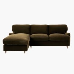 Daphnis Seaweed Velvet Sofa Bed, Grande Chaise Left Hand Facing 29 Daphnis Seaweed Velvet Sofa Bed, Grande Chaise Left Hand Facing -Daals Store GCSF 2603 SWEED VEL LEFT WB3