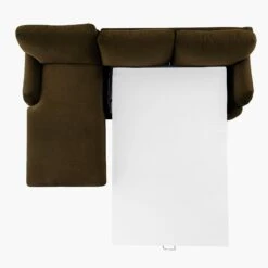 Daphnis Seaweed Velvet Sofa Bed, Grande Chaise Left Hand Facing 30 Daphnis Seaweed Velvet Sofa Bed, Grande Chaise Left Hand Facing -Daals Store GCSF 2603 SWEED VEL LEFT WB4