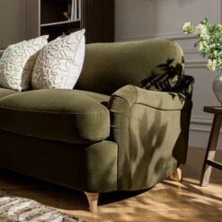 Daphnis Seaweed Velvet Sofa Bed, Grande Chaise Left Hand Facing 22 Daphnis Seaweed Velvet Sofa Bed, Grande Chaise Left Hand Facing -Daals Store GCSF 2603 SWEED VEL LEFT scene4