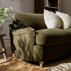 Daphnis Seaweed Velvet Sofa Bed, Grande Chaise Right Hand Facing -Daals Store GCSF 2603 SWEED VEL RIGHT scene4