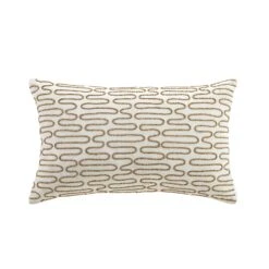 Allegra Pearl White Hand-Beaded Gold Velvet Cushion - Luxe Collection 30x50cm -Daals Store HW CUSH ALLEGRA30 WB1
