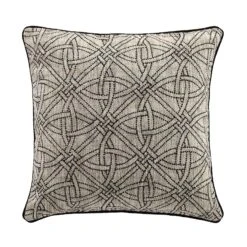 Baja Monochrome Illusion Embroidered Cushion -Daals Store HW CUSH BAJA ILLUSION45 WB1