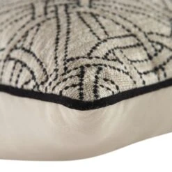 Baja Monochrome Illusion Embroidered Cushion -Daals Store HW CUSH BAJA ILLUSION45 detail2
