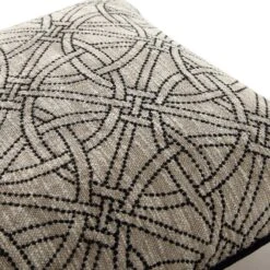 Baja Monochrome Illusion Embroidered Cushion -Daals Store HW CUSH BAJA ILLUSION45 detail3