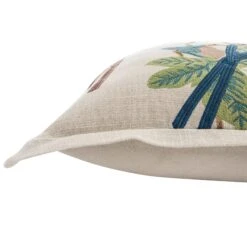 Flora & Fauna Hand Embroidered Birds Of A Feather Cushion -Daals Store HW CUSH BIRDSFEATHER detail3