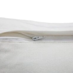 Bloomsbury Frame Off-White and Grey – Chenille Embroidered Cotton Square Cushion -Daals Store HW CUSH BLOOMSBURY FRAME detail5