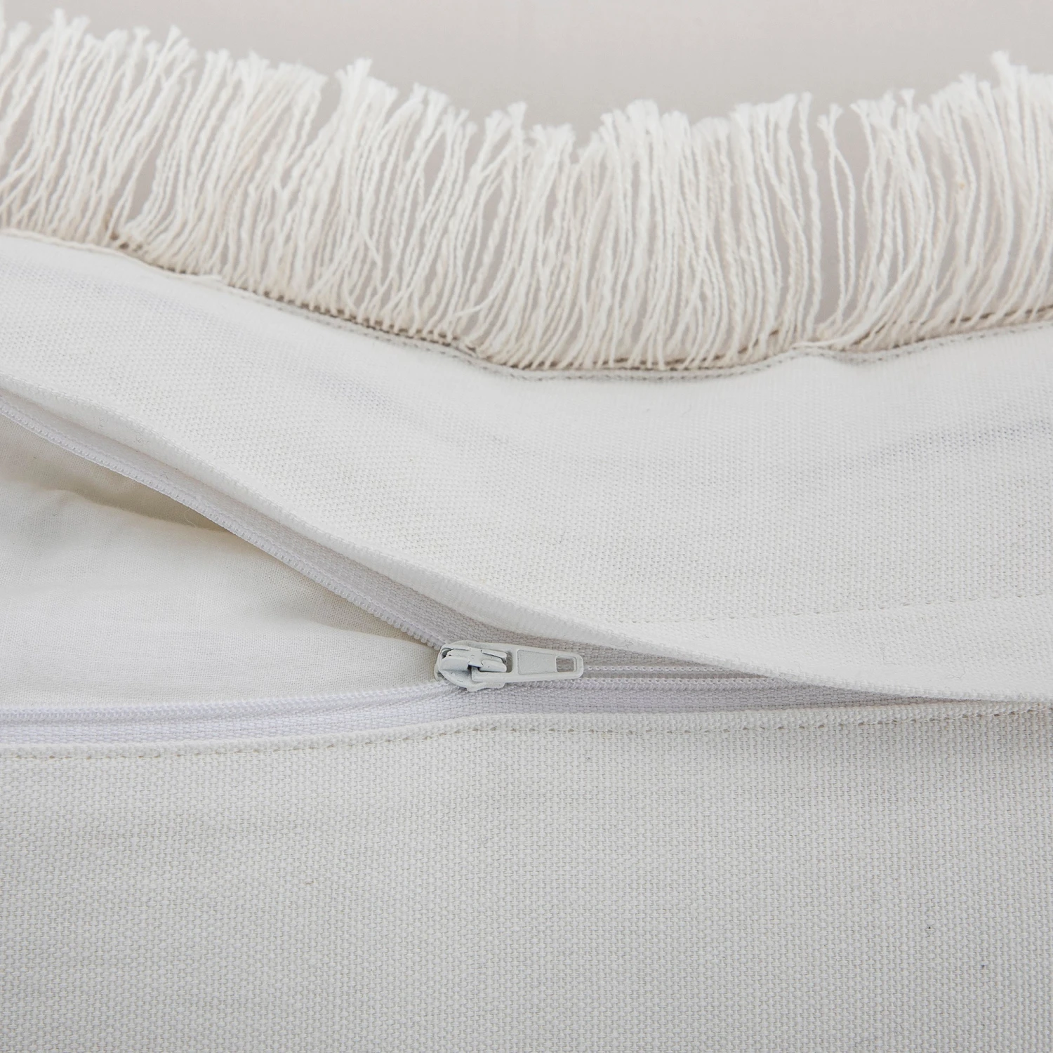 Bloomsbury Lattice Grey & Off-White Crewelwork Wool Embroidered Cushion β Luxury Fringed 50x50 Throw Pillow 5 Bloomsbury Lattice Grey & Off-White Crewelwork Wool Embroidered Cushion β Luxury Fringed 50x50 Throw Pillow - Image 5