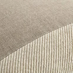 Bronte Collection Beige Cotton Patchwork Cushion – Natural Slub Textured Decorative Pillow -Daals Store HW CUSH BRONTEPATCH45 detail3