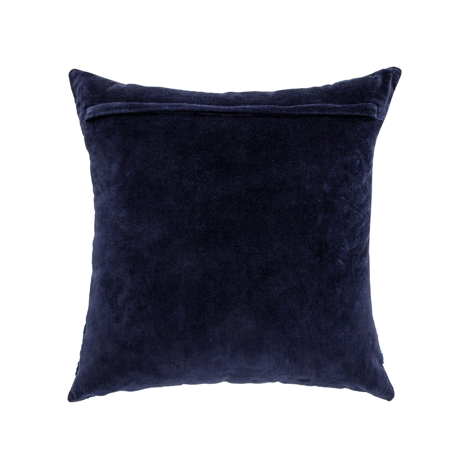 Damask Sapphire Wool Embroidered Cushion 4 Damask Sapphire Wool Embroidered Cushion - Image 4