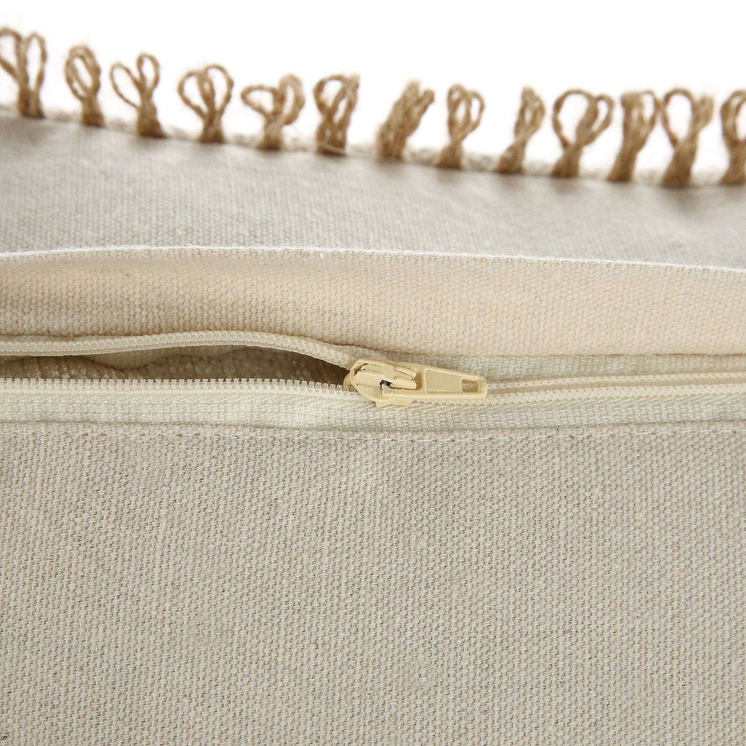 Delilah Rectangular Cushion β Hand Embroidered Crochet Flowers & Jute Lace Detail 5 Delilah Rectangular Cushion β Hand Embroidered Crochet Flowers & Jute Lace Detail - Image 5