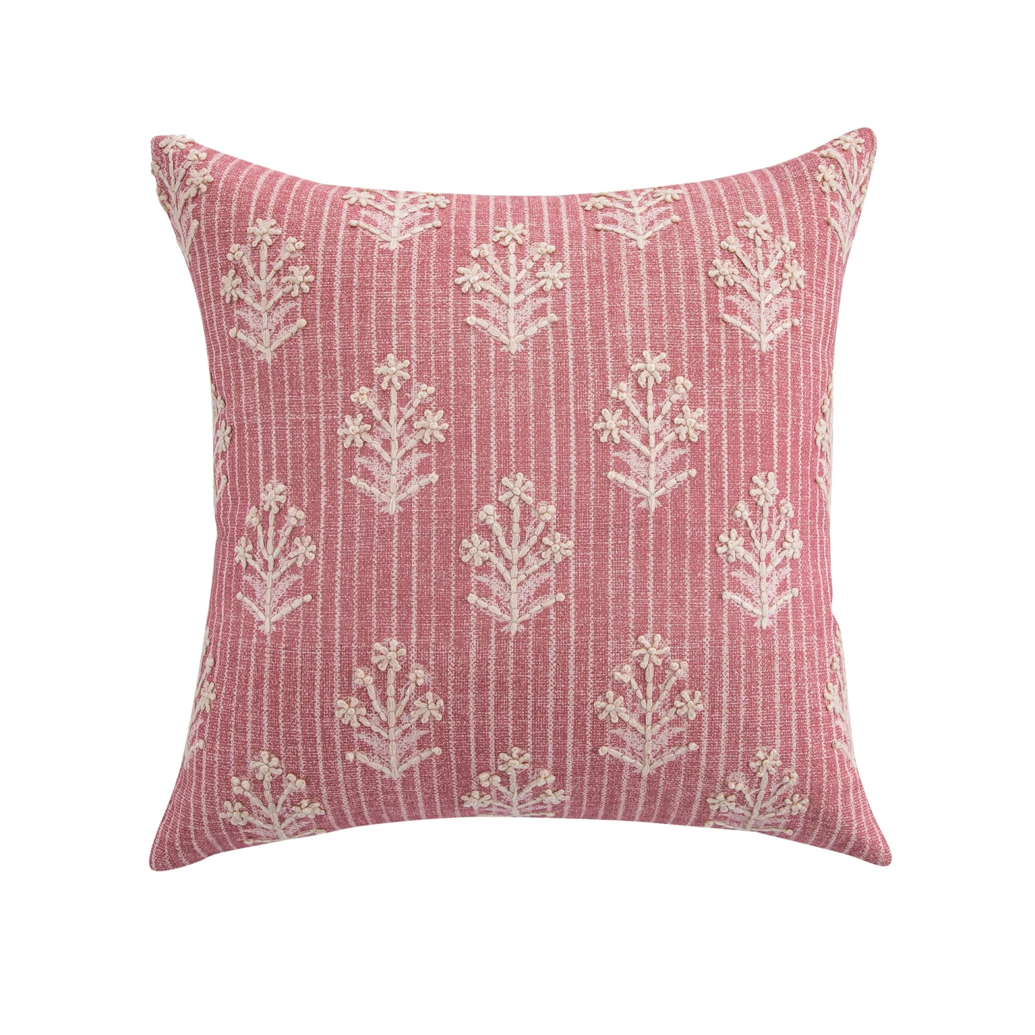 Florence Posies Printed & Embroidered Cushion 1 Florence Posies Printed & Embroidered Cushion