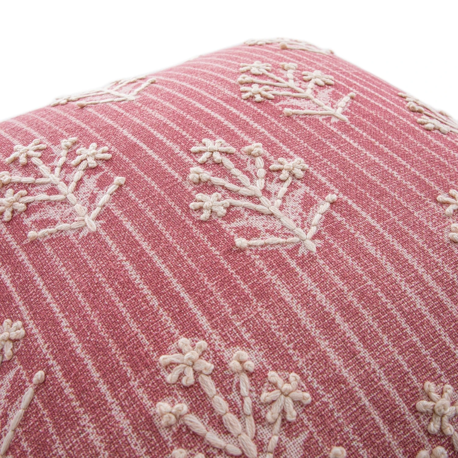 Florence Posies Printed & Embroidered Cushion 3 Florence Posies Printed & Embroidered Cushion - Image 3