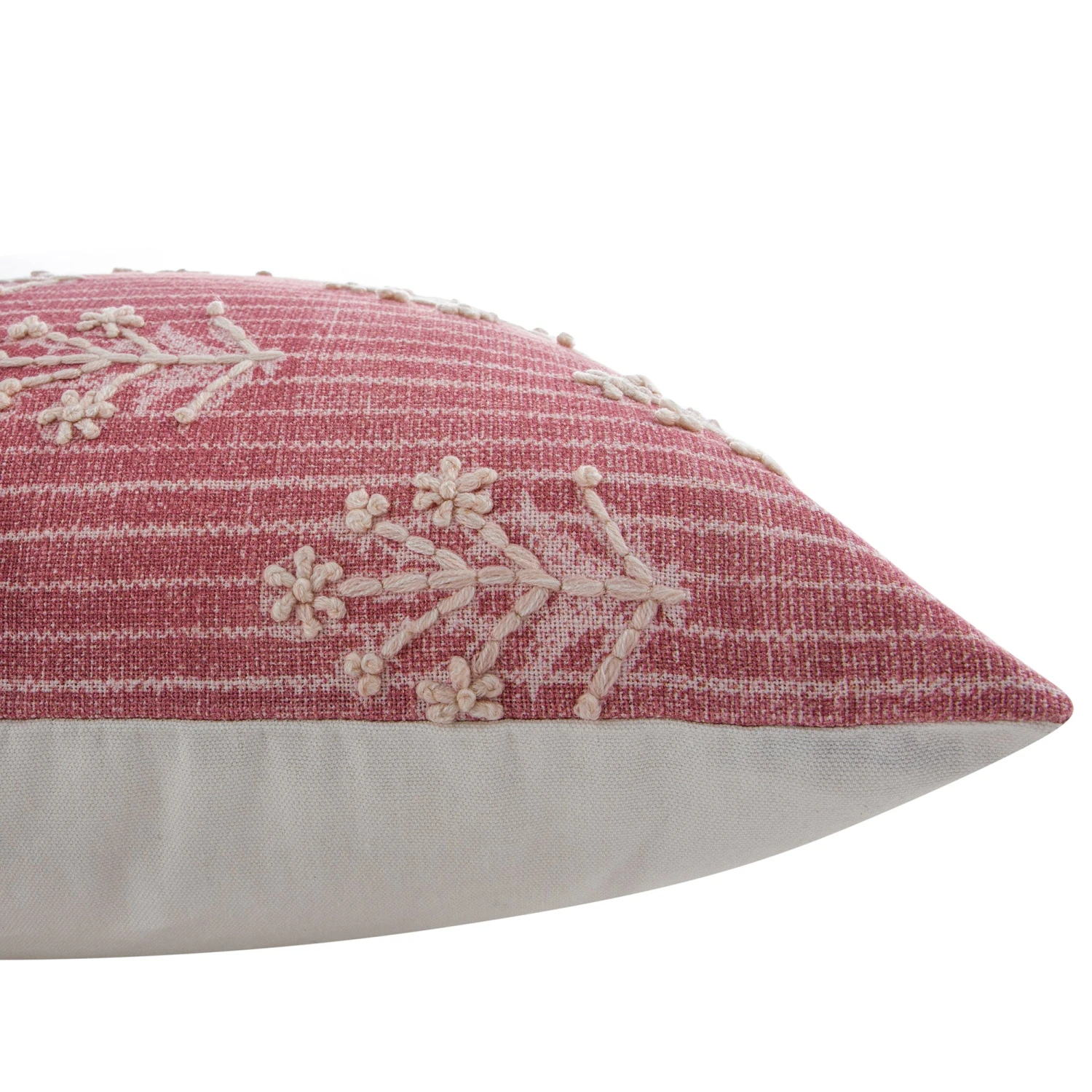 Florence Posies Printed & Embroidered Cushion 4 Florence Posies Printed & Embroidered Cushion - Image 4