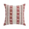 Hattie Pink Embroidered 100% Linen Cushion 12 Hattie Pink Embroidered 100% Linen Cushion -Daals Store HW CUSH HATTIE PINK WB1