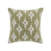 Mahika Sage Green Ikat Linen Cushion β French Knot and Couching Stitch Handmade Pillow 16 Mahika Sage Green Ikat Linen Cushion β French Knot and Couching Stitch Handmade Pillow -Daals Store HW CUSH IKAT MAHIKA GREEN WB1