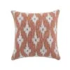 Mahika Ikat Pink French Knot Linen Cushion 14 Mahika Ikat Pink French Knot Linen Cushion -Daals Store HW CUSH IKAT MAHIKA PINK WB1