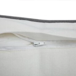 Patola Ikat Slate Blue And Pink French Knot Linen Cushion 9 Patola Ikat Slate Blue And Pink French Knot Linen Cushion -Daals Store HW CUSH IKAT PATOLA BLUEPINK detail4