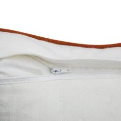 Patola Ikat Orange and Green French Knot Linen Cushion – 50x50 Luxury Hand-Embroidered Pillow 9 Patola Ikat Orange and Green French Knot Linen Cushion – 50x50 Luxury Hand-Embroidered Pillow -Daals Store HW CUSH IKAT PATOLA ORANGEGRN detail4