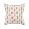 Patola Ikat Pink And Yellow French Knot Linen Cushion 11 Patola Ikat Pink And Yellow French Knot Linen Cushion -Daals Store HW CUSH IKAT PATOLA PINKYEL WB1