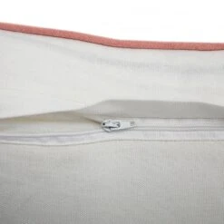 Patola Ikat Pink & Yellow French Knot Linen Cushion - 50x50 Decorative Throw Pillow -Daals Store HW CUSH IKAT PATOLA PINKYEL detail4