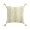 Jasmina Cream Floral Embroidered Linen Blend Tassel Cushion 17 Jasmina Cream Floral Embroidered Linen Blend Tassel Cushion -Daals Store HW CUSH JASMINA WB1