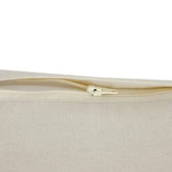 Jasmina Cream Floral Embroidered Linen Blend Tassel Cushion – Elegant Jasmine Vine Decorative Pillow -Daals Store HW CUSH JASMINA detail3