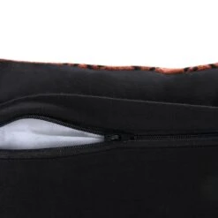 Javari Burnt Terracotta Cord Stitched β Textured Cotton Slub Square Cushion 9 Javari Burnt Terracotta Cord Stitched β Textured Cotton Slub Square Cushion -Daals Store HW CUSH JAVARICORD45 detail4