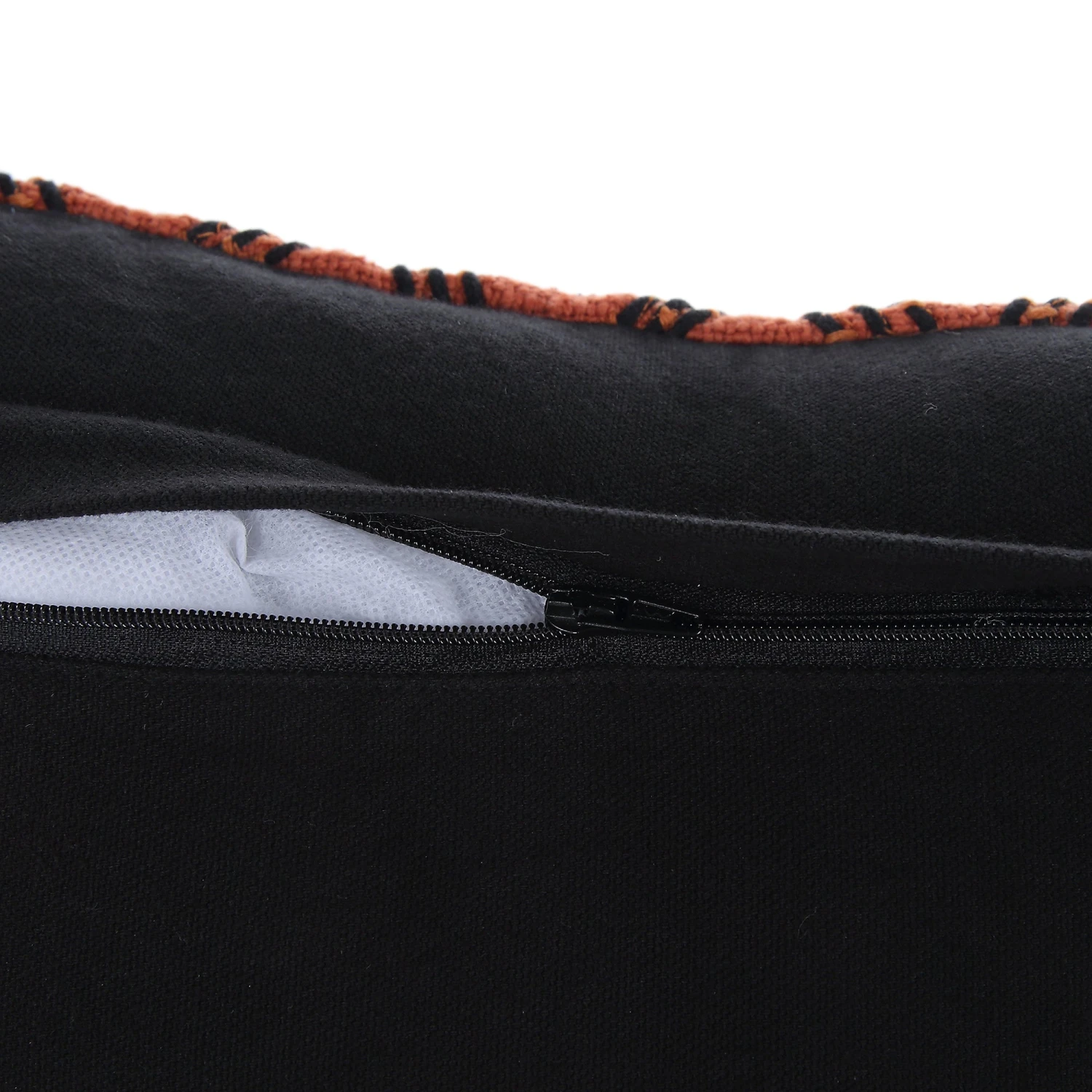 Javari Burnt Terracotta Stitched Cushion 7 Javari Burnt Terracotta Stitched Cushion - Image 7