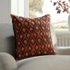 Javari Burnt Terracotta Stitched Cushion 17 Javari Burnt Terracotta Stitched Cushion -Daals Store HW CUSH JAVARISTICHED45 main