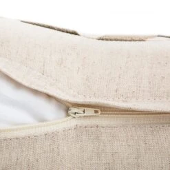 Knox Rust Olive & Beige Crewelwork Wool Embroidered Cushion 11 Knox Rust Olive & Beige Crewelwork Wool Embroidered Cushion -Daals Store HW CUSH KNOX RUSTOLIVEBEIGE detail4