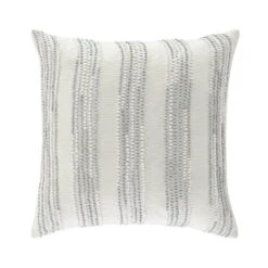 Indigo Collection Laguna French Knot White & Soft Blue Textured Cotton Cushion - 45x45cm Square Throw Pillow 11 Indigo Collection Laguna French Knot White & Soft Blue Textured Cotton Cushion - 45x45cm Square Throw Pillow -Daals Store HW CUSH LAGUNA45 WB1