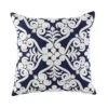 Indigo Collection Lucia Hand Embroidered Swirl Cushion -Daals Store HW CUSH LUCIA45 WB1