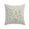 Madeleine Grey Paisley Jacquard Cotton Cushion