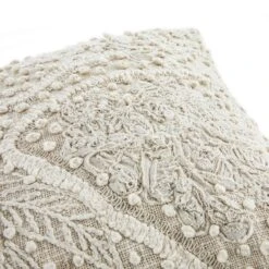 Maison Neutral Josie Embroidered French Knot Cushion 8 Maison Neutral Josie Embroidered French Knot Cushion -Daals Store HW CUSH MAISON JOSIE detail2