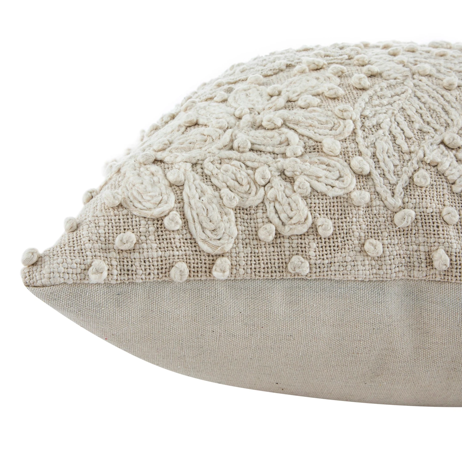 Maison Neutral Josie Embroidered French Knot Cushion 4 Maison Neutral Josie Embroidered French Knot Cushion - Image 4