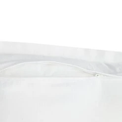 Milano White & Air Force Blue Knot Border – Heritage Embroidered 50x50 Cotton Cushion -Daals Store HW CUSH MILANO BLUE detail3