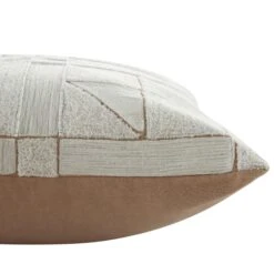 Luxe Collection Victoria Bouclé Patchwork Hand Beaded Cushion - Apricot Reverse 45x45 12 Luxe Collection Victoria Bouclé Patchwork Hand Beaded Cushion - Apricot Reverse 45x45 -Daals Store HW CUSH PATCHWORK45 detail1